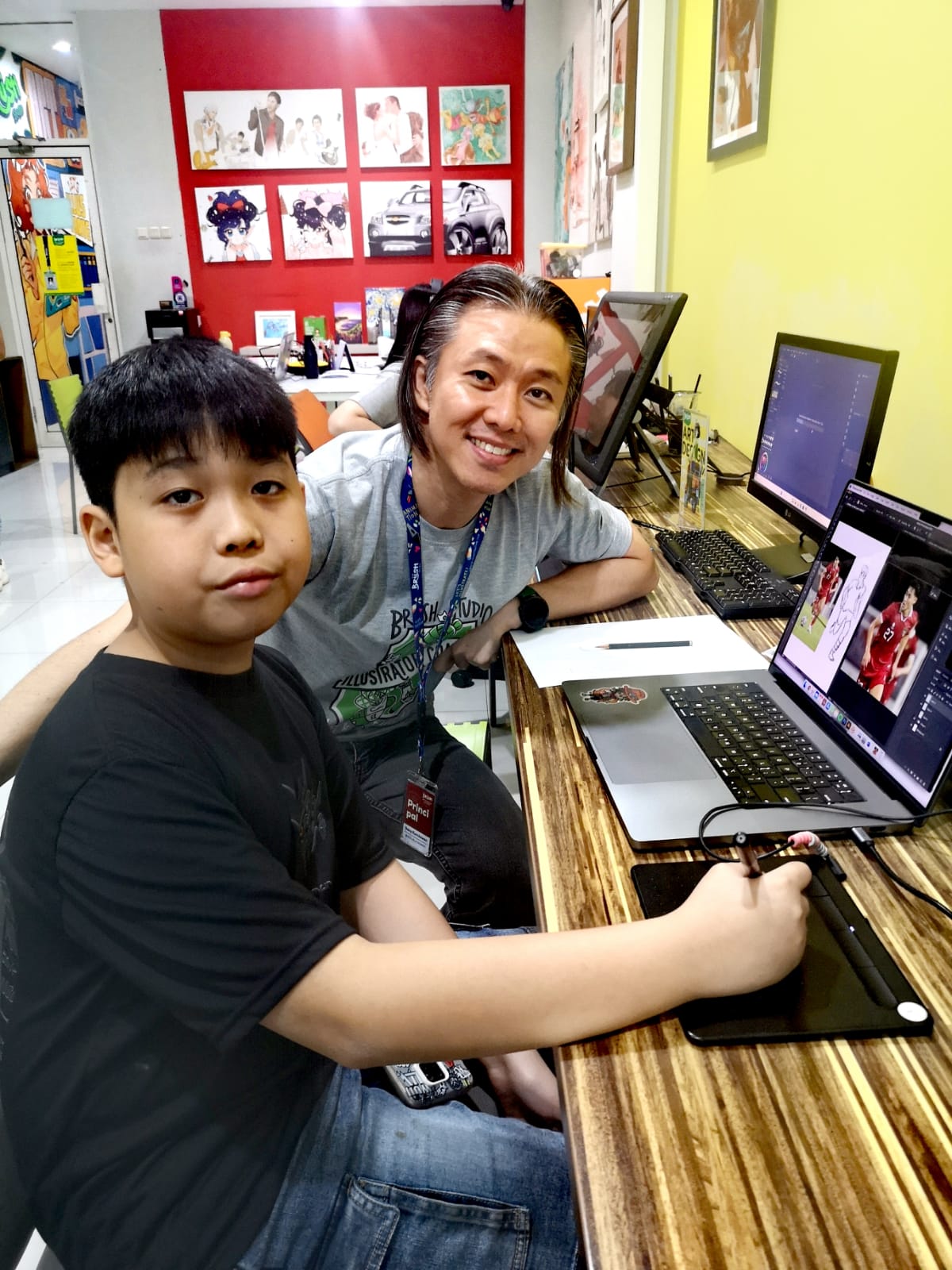 Tempat Les Gambar Anak Brush Studio